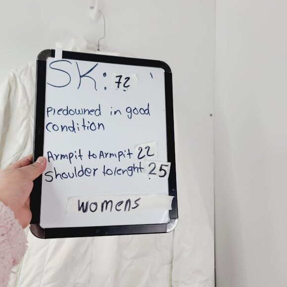 Lululemon Women's White Wunder Puff Padded Snow Puffer Jacket Size 6 - Picture 8 of 8